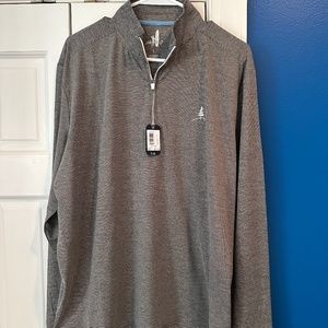 Johnnie O Brand New 1/4 Zip, Men’s Large, NWT, Lightweight with course logo!